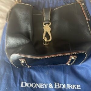 Dooney and Burke black shoulder bag